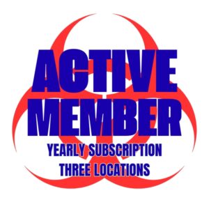 ACTIVE MEMBER YEARLY SUBSCRIPTION - THREE LOCATIONS